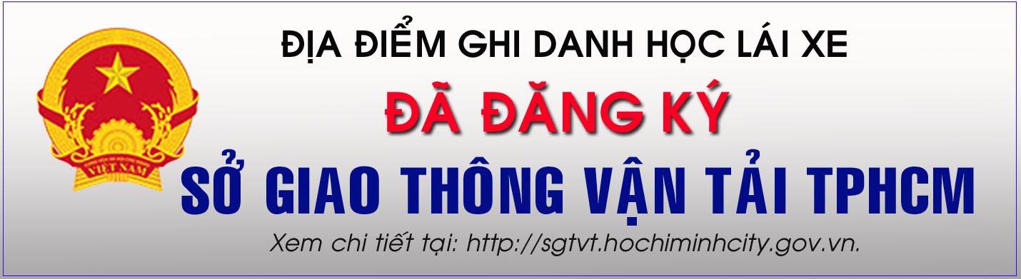 trường dạy lái xe thuộc Sở GTVT TPHCM