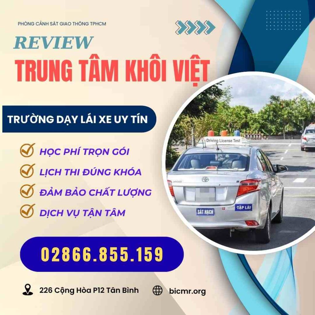 giới thiệu trường dạy lái xe khôi việt