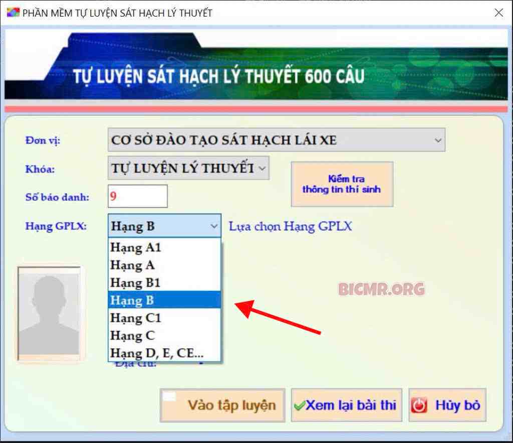 tải phần mềm thi lý thuyết lái xe b2 600 câu trên máy tính 2025